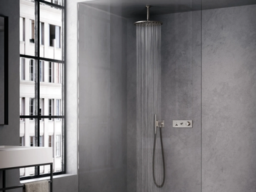 WATT - Recessed thermostatic brass shower set with hand shower by Rubinetterie Treemme - view 2